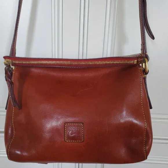 NWOT Dooney and Bourke Laurel Ginger Florentine Crossbody Bag - Picture 5 of 16